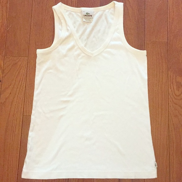 Lacoste tank top white! - Picture 1 of 5
